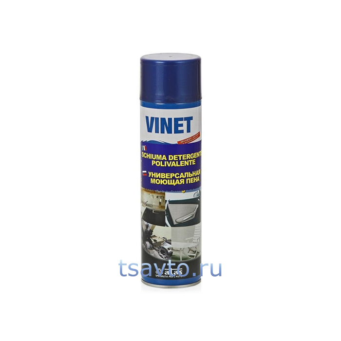 Очиститель пластика и искусственной кожи Vinet Spray: 0.4 л