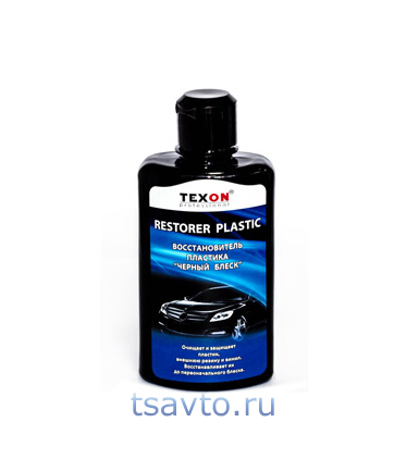 Полироль пластика и резины TexOn Черный блеск: 0.25, 0.5 л.