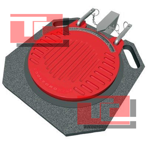 Поворотные круги для TF5000-3D 40х40см толщина 5см (2шт) арт. TT-001.