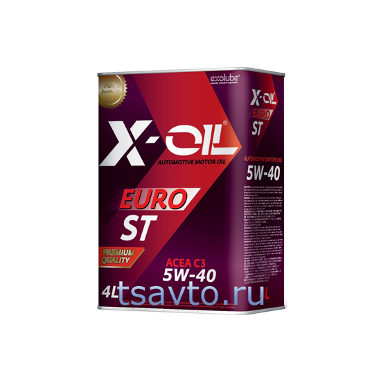 Моторное масло X-OiL EURO ST 5W-40: 1, 4, 20 л